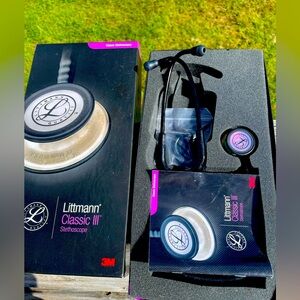 3M Littmann Classic III Monitoring Stethoscope, Stainless Rainbow-Finish